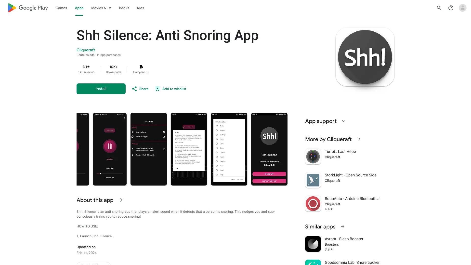 Shh Silence: ليال هادئة ونوم مريح