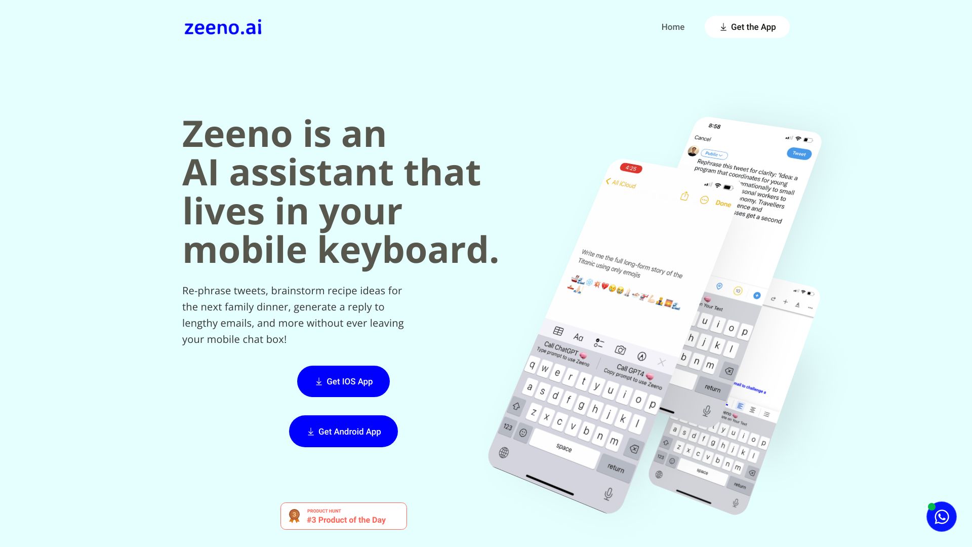 Zeeno: Stellen Sie das mobile Tippen mit KI neu vor