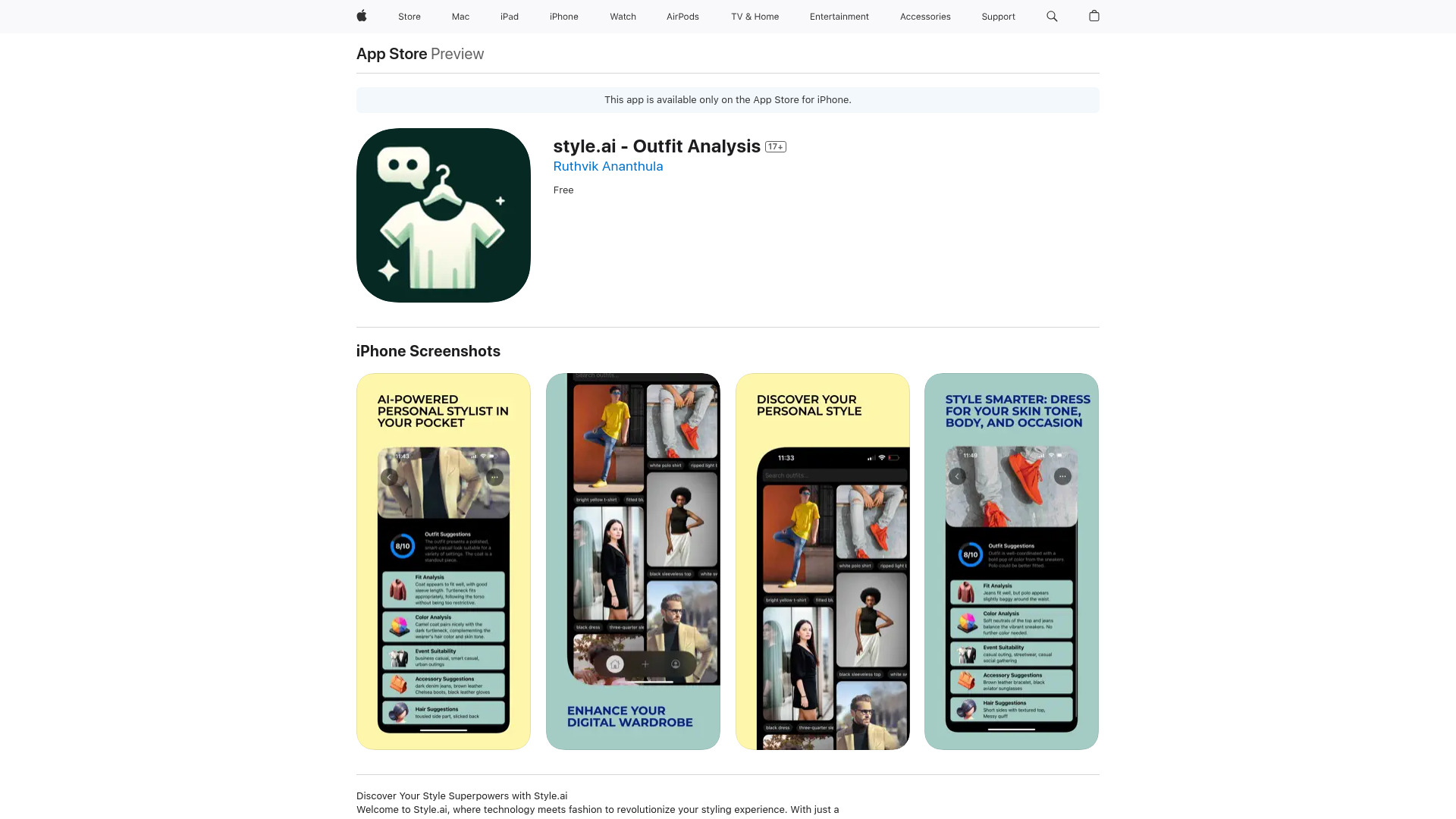 Style.ai: AI 기반 개인 스타일리스트